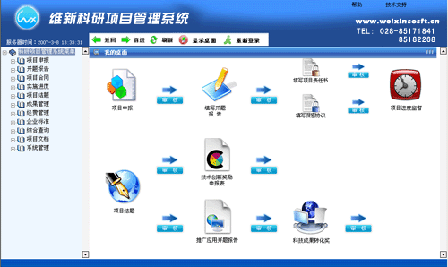 维新科研项目管理系统